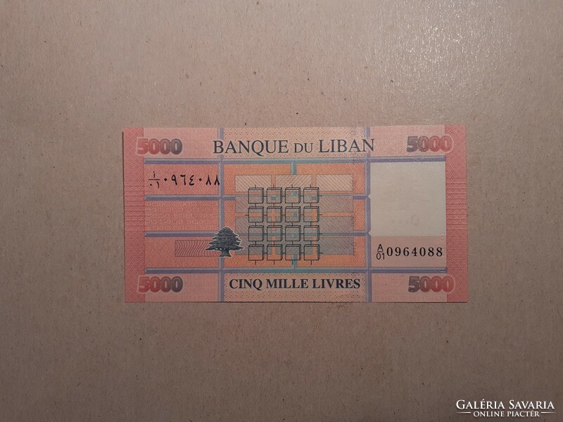 Libanon-5000 Livres 2012 UNC