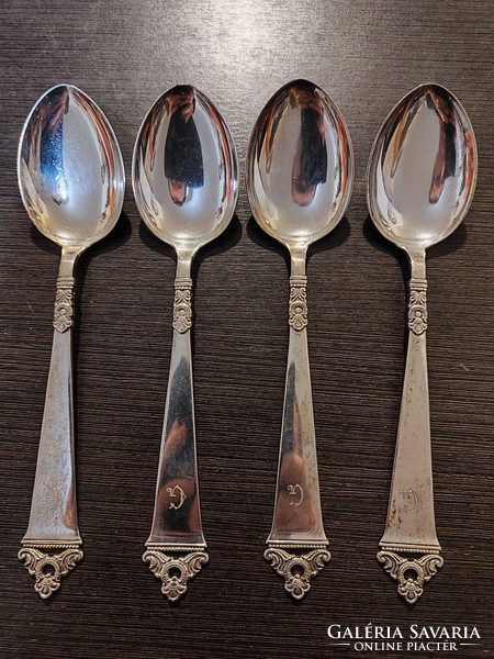 Silver spoon, 4 pieces, 164 gr