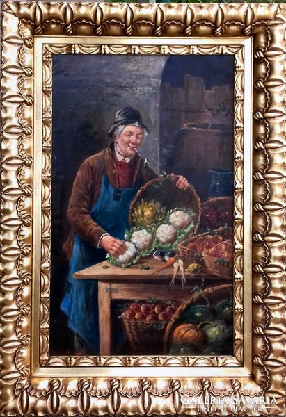 An unknown (to me) vegetable seller