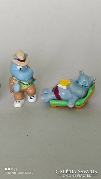 Kinder víziló gyűjteménybe is 6  darab együtt happy hippos