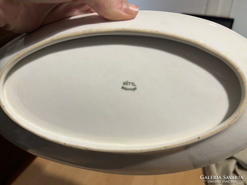 Hüttl Tivadar kerámia találó tányér