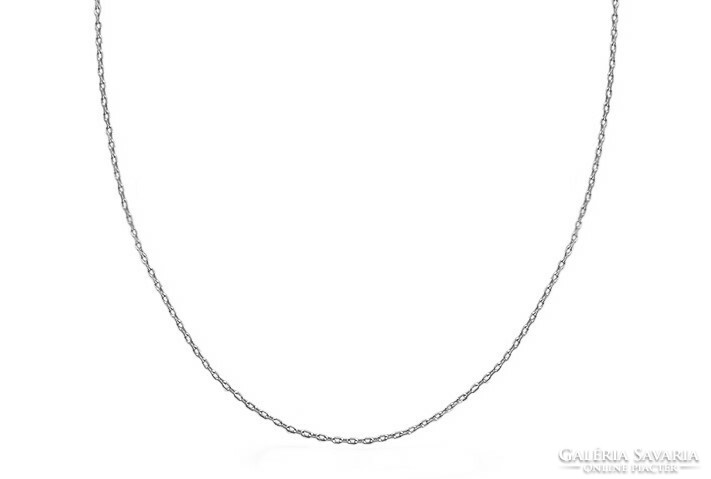 14 K white gold necklace 42.5 Cm long, 2.20 Gr