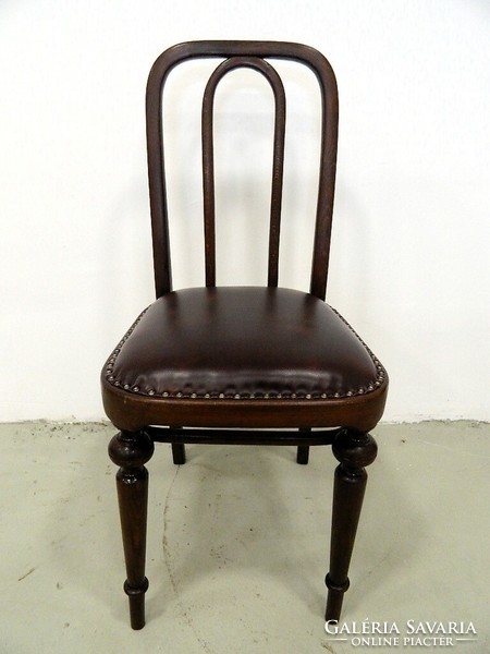 Original antique j & j kohn Vienna thonet leather chair