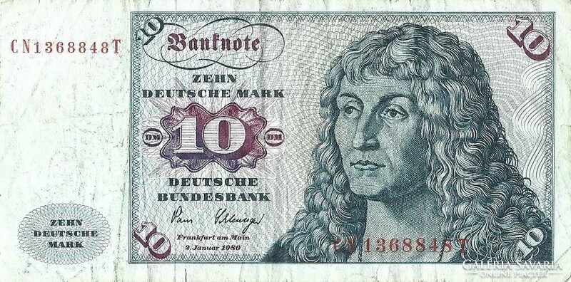 10 Mark 1980 Germany