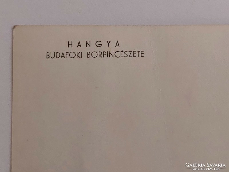 Régi képeslap fotó levelezőlap Hangya Szövetkezeti Borpince Budafok