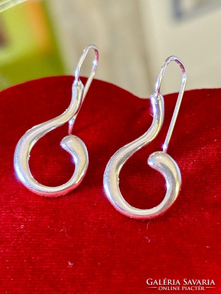 Beautiful pair of silver earrings