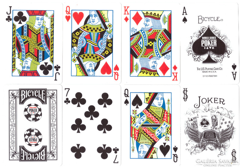 41. French card bicycle poker 52 cards + 2 jokers in new, own box