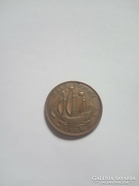 Nice English 1/2 penny 1944!