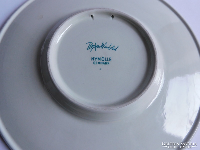 Nymölle Björn Wiinblad  tányér az Ericsson telefonok évfordulójára 60-as évek