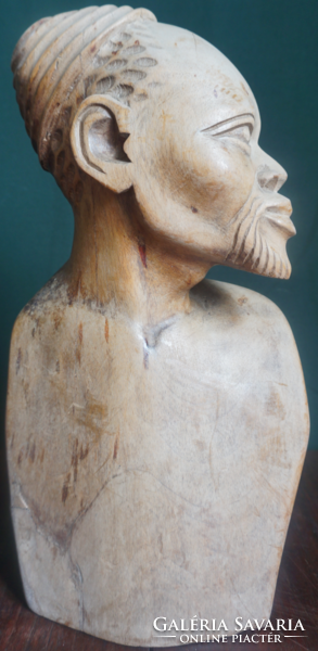 Handmade African male bust