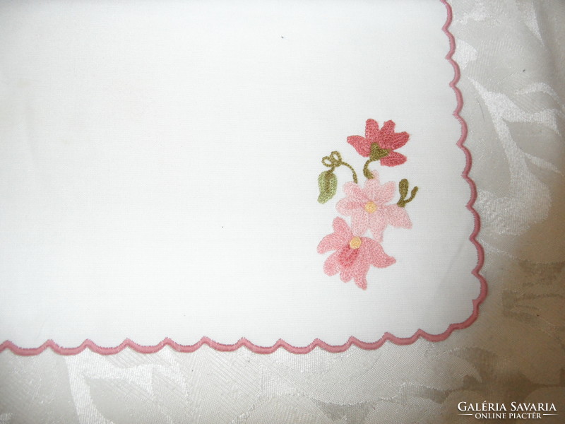 Hand-embroidered tablecloth, tablecloth