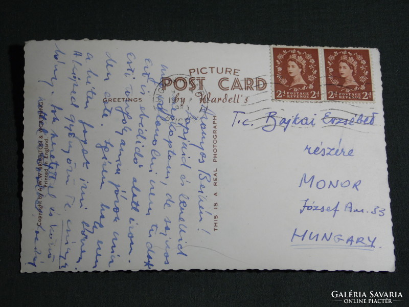 Képeslap, Postcard, Anglia, England, THE UNDERCLIFF PROMENADE LOOKING WEST, OVINGDEAN, BRIGHTON