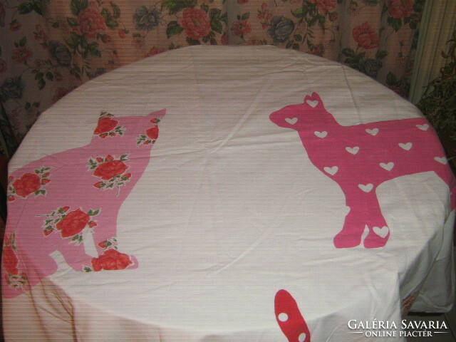 Charming kitty pink bedding set