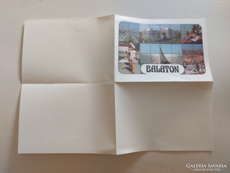 Retro Balaton motívumos levélpapír és boríték
