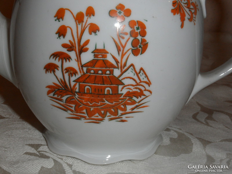 Havas és Weisz kínai porcelán kancsó, kiöntő