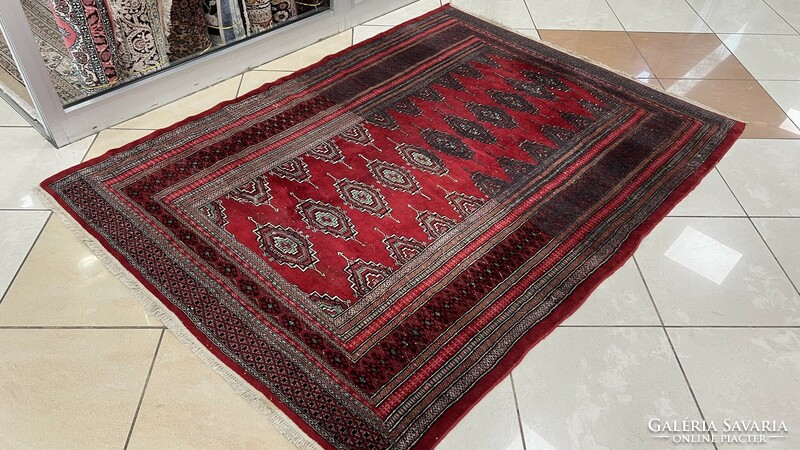3503 Pakistani Bokhara Hand Knotted Woolen Persian Carpet 135x185cm Free Courier