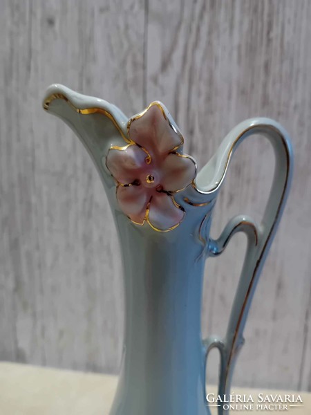 Szecessziós stílusú Royal Dux csehszlovák porcelán váza