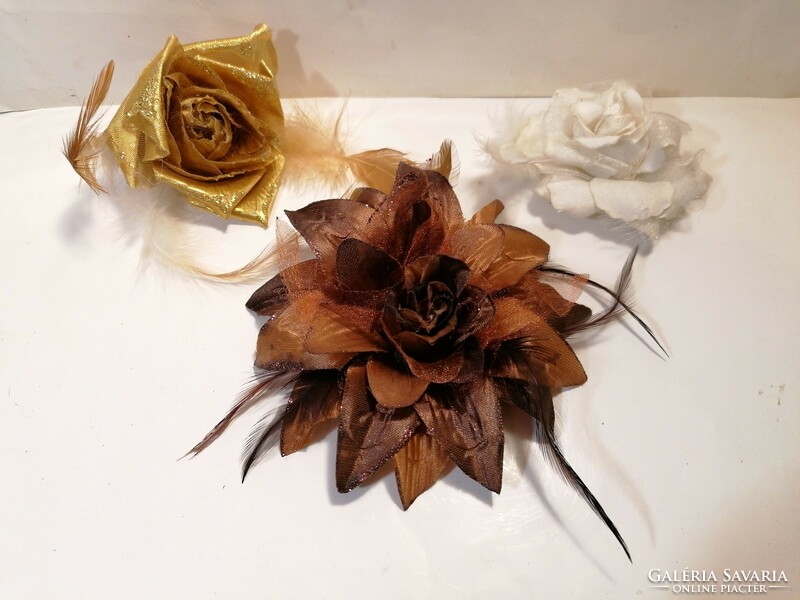 Roses hair clips, clothes ornaments (1159)