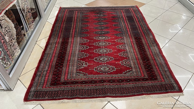3503 Pakistani Bokhara Hand Knotted Woolen Persian Carpet 135x185cm Free Courier