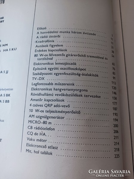 1978 Èvkönyv  Ràdio technika  születésnapra gyüjetemènybe/könyv/újság/Kèpregèny/.