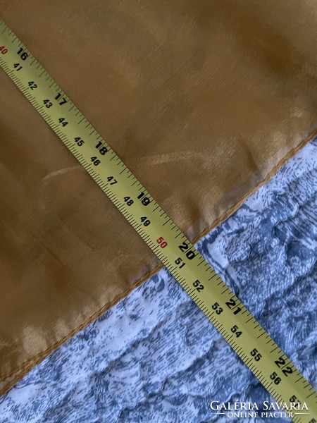 Aranysárga pille könnyű selyem kör kendő 50*160 cm, 100% silk