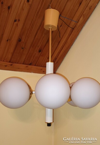 Space age deer sputnik chandelier