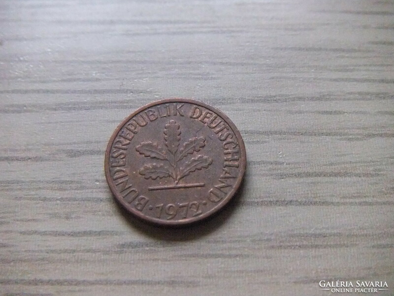 1 Pfennig 1972 ( f ) Germany