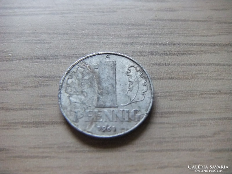 1   Pfennig   1961   (  A  )  Németország