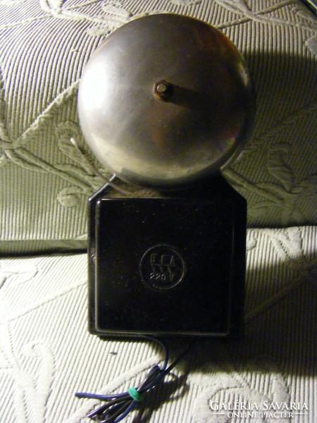 Old factory or school electric bell signaling bell 220 v