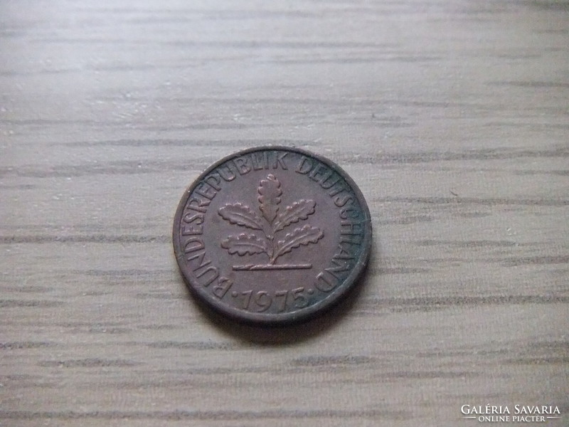 1 Pfennig 1975 ( f ) Germany