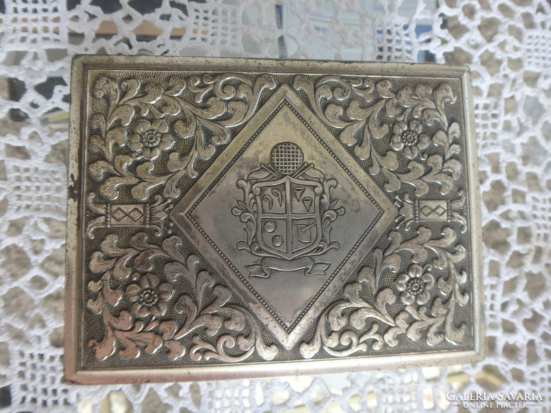 Silver plated jewelry box