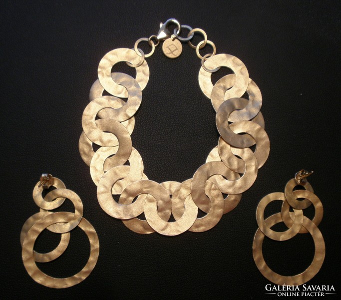 Hailey bracelet and earring set