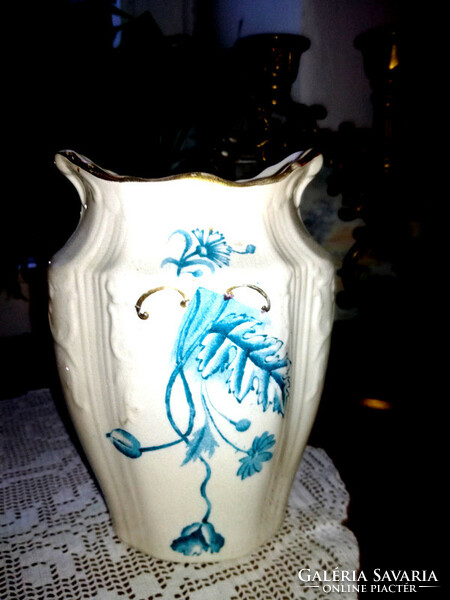 Spectacular Art Nouveau majolica vase - 17 cm - art@decoration