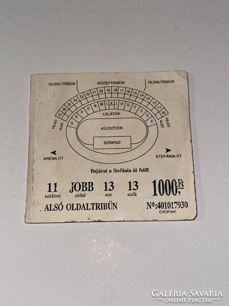 Omega concert 1994 ticket + cd
