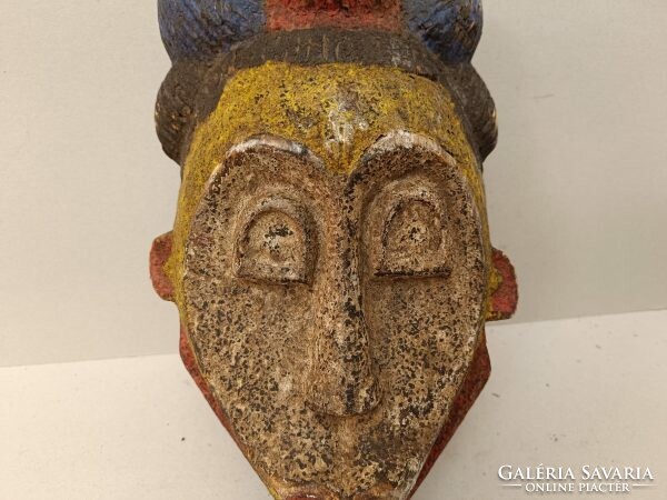 Antique African mask Yoruba ethnic group Niger 942 drum 52 7904