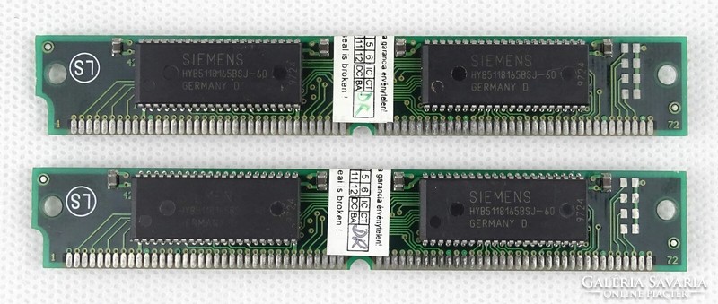 1Q353 retro siemens hyb5118165bsj-60 memory 2 pieces
