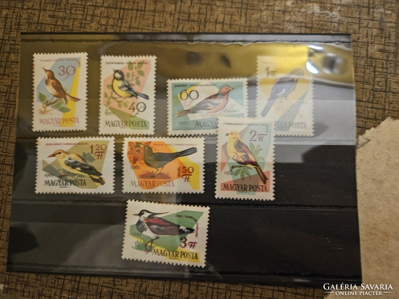 1961 birds iii. Stamp line **