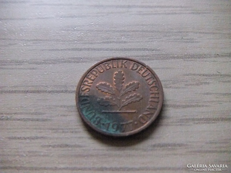 1 Pfennig 1977 ( f ) Germany