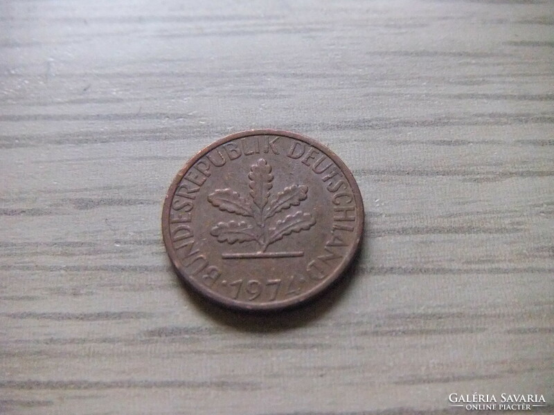 1 Pfennig 1974 ( j ) Germany