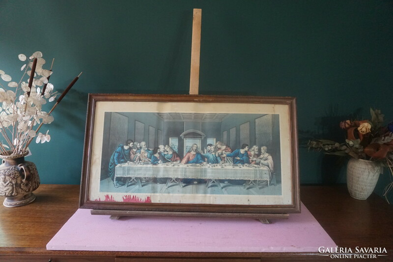 Leonardo da Vinci: Last Supper painting (copy)