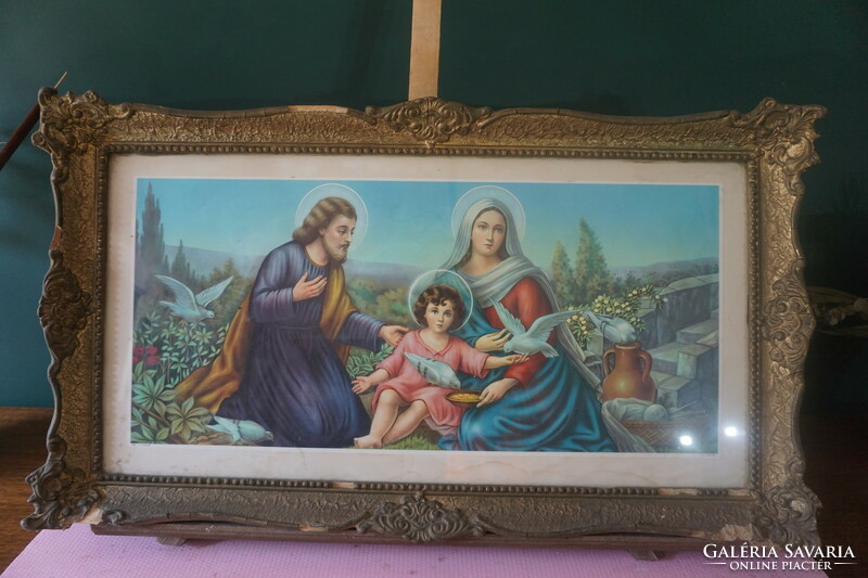 Jézus Máriával és Józseffel szentkép