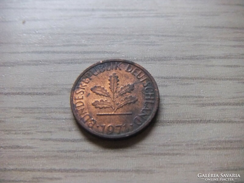 1 Pfennig 1971 ( f ) Germany