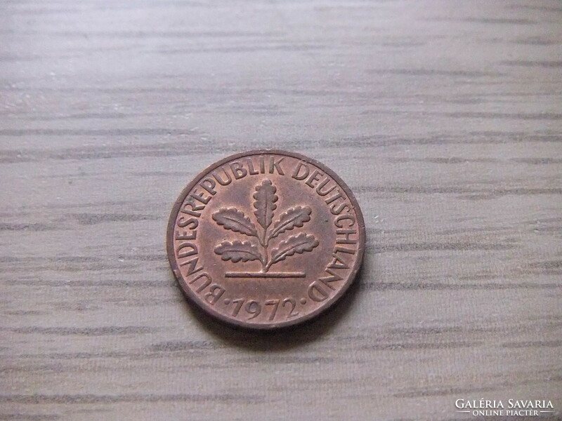 1   Pfennig   1972   (  J  )  Németország