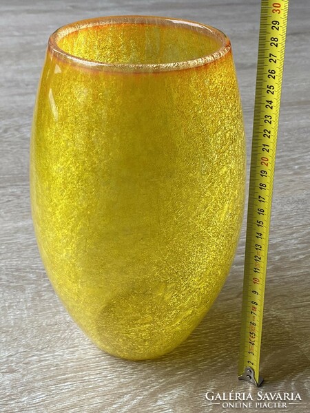 Karcagi fátyolüveg váza -nagy
