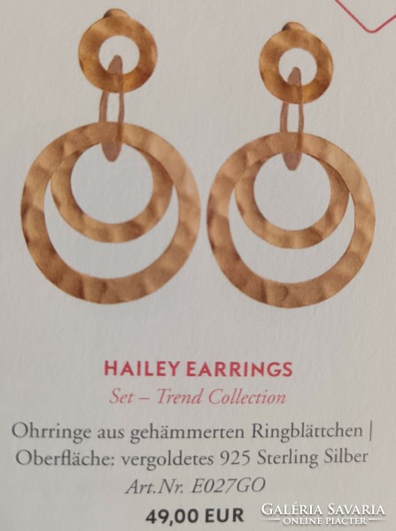 Hailey bracelet and earring set