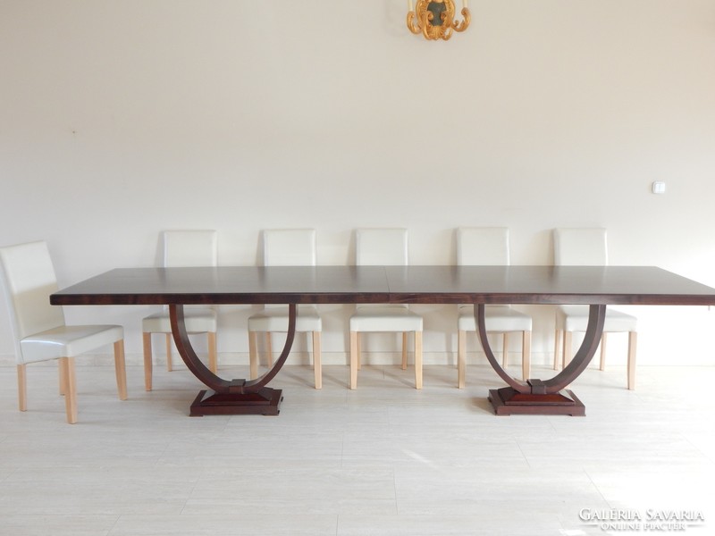 Art deco conference table for 12 people [c-23], size 350 x 100 cm.