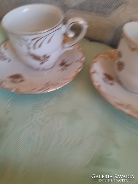 Baroque coffee cup in a beautiful pair