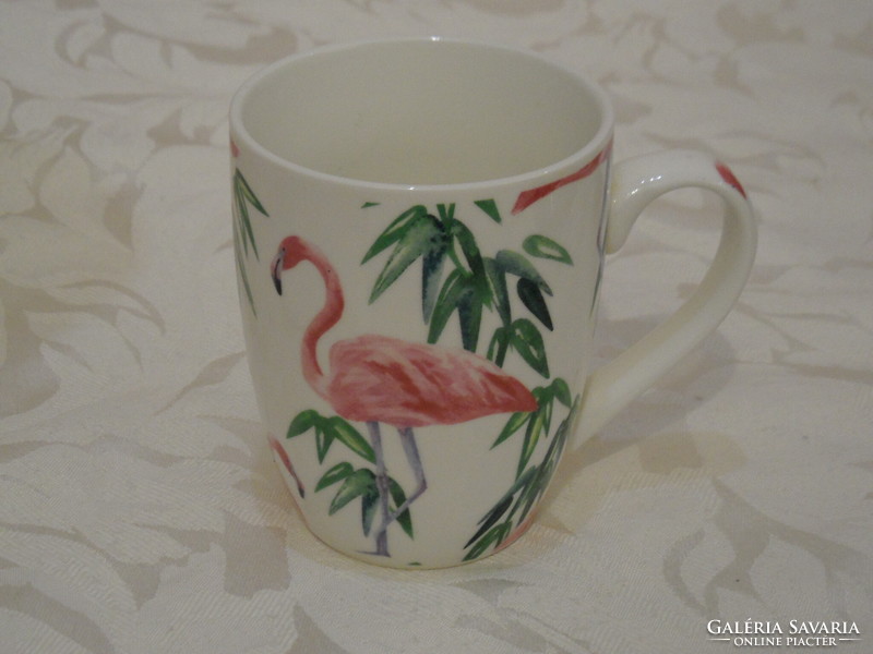 Flamingó porcelán csésze, bögre