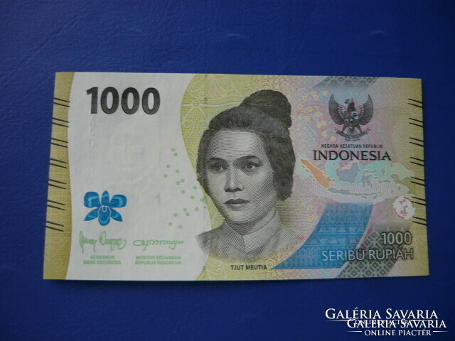 Indonesia 1000 rupiah 2022 musician! Ouch! Rare paper money!