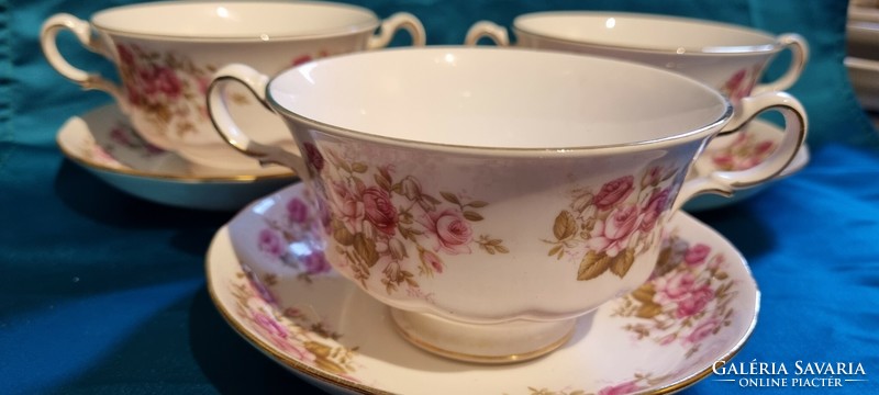 Queen Anne English rare soup cups